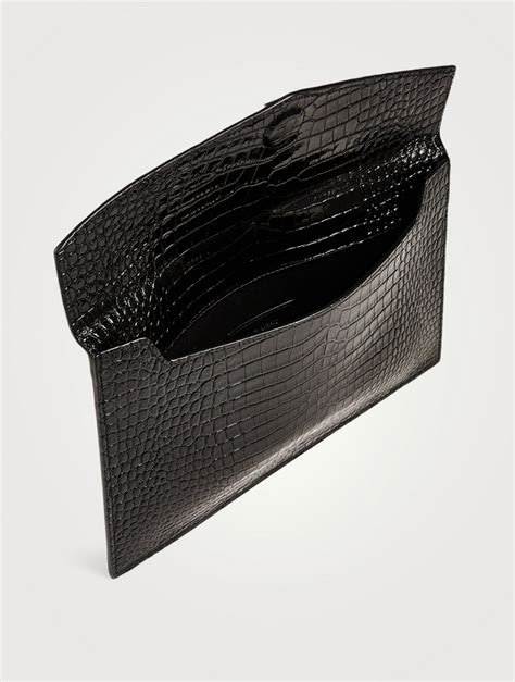 ysl envelope bag outfit|ysl crocodile envelope bag.